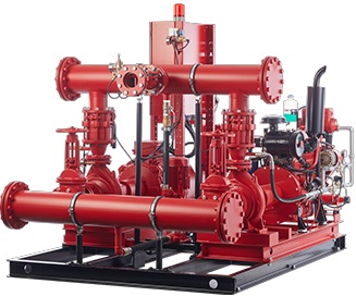 NFPA 20 Uyumlu 2 Elektrik + 1 Jokey Yangın Pompa Sistemi